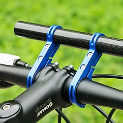 Bike Handlebar Extender Flashlight Mount Holder Carbon Fiber Lightweight Extended Tool Holder for Road Bike Mountain Bike MTB TT Engineering Plastics Carbon Fiber Aluminium Alloy Black / Red Bule Lightinthebox