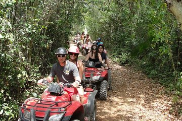 Super Combo ATV, Reef Snorkel, Ziplines, Cenote Swim, Lunch and Transport