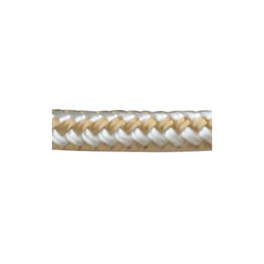 Sea Dog 302110025G/W-1 Double-Braided Nylon Dock Line, 3/8 x 25' / Gold/White