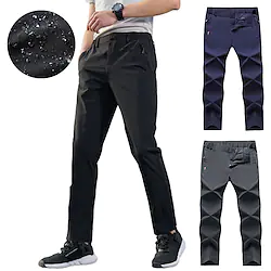 Men's Waterproof Hiking Pants Outdoor Waterproof Windproof Breathable Quick Dry Pants / Trousers Bottoms Black Blue Yoga Hunting Fishing L XL 2XL 3XL 4XL Lightinthebox