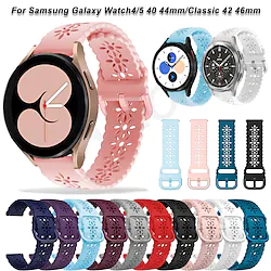 Smart Watch Band 20mm Lace Straps For Samsung Galaxy Watch5 Pro/5 4 40mm 44mm/Classic 42 46mm/3 41mm Active 2 Correa Watchbands Silicone Bracelet Lightinthebox