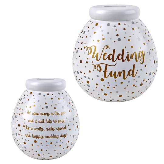 Pot of Dreams Ceramic Large Smash Money Box - Wedding Fund