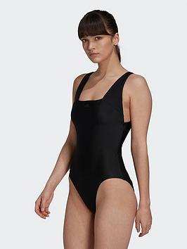 adidas Iconisea Premium Swimsuit - Black, Black, Size 30, Women