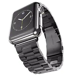 1 pcs Smart Watch Band for Apple iWatch Series 8 7 6 5 4 3 2 1 SE Apple Watch Stainless Steel Smartwatch Strap Solid Business Band Metal Band Replacement Wristband / # Lightinthebox