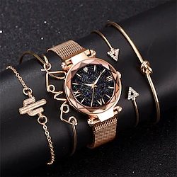 Wrist Watch Quartz Watch for Women Analog Quartz Stylish Fashion Large Dial With Jewelry Metal Alloy Fashion Lightinthebox