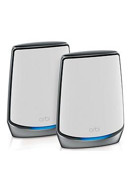 Netgear Orbi Wifi 6 Mesh System Ax6000 (Rbk852) | Wifi 6 Router With 1 Satellite Extenders