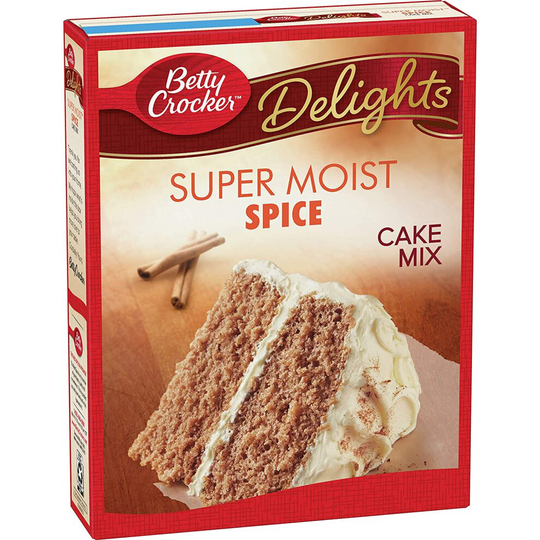 Betty Crocker Super Moist Cake Mix Spice, 15.25 Oz Box