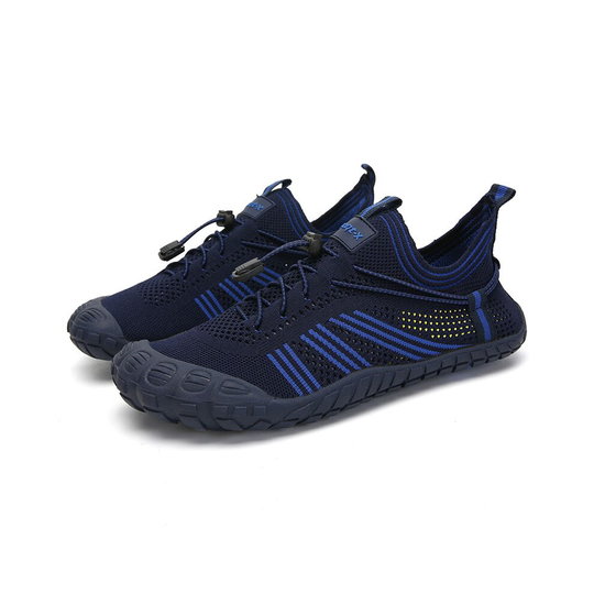 (Deep Blue, 39) Men Women Flat Sneakers Hiking Shoes Water Shoes Wading Shoes Breathable Sports
