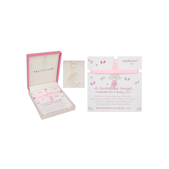 Guardian Angel Baby Girl Keepsake Christening New Baby Boxed Gift