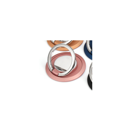 (Mobile Phone Ring Holder RoseGold) Mobile Phone Ring Holder Finger Grip Rotates 360° Stand Mount
