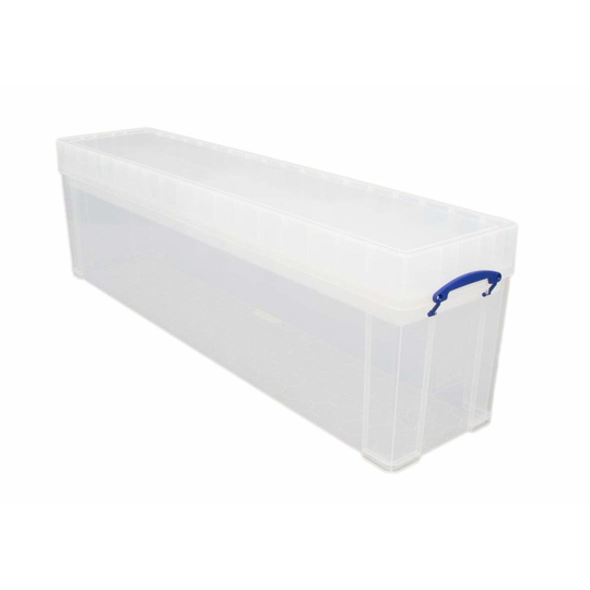Really Useful Storage Box 77 Litre Clear
