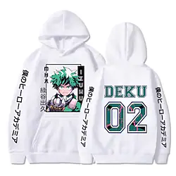 Inspired by My Hero Academia / Boku No Hero Deku Hoodie Cartoon Manga Anime Front Pocket Graphic Hoodie For Men's Women's Unisex Adults' Hot Stamping 100% Polyester Lightinthebox
