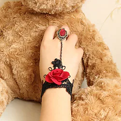 Ring Bracelet / Slave bracelet Accessories Retro Vintage Punk Gothic Steampunk Alloy For Goth Girl Cosplay Halloween Carnival Masquerade Women's Costume Jewelry Fashion Jewelry Lightinthebox