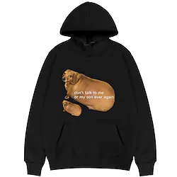 Inspired by Animal Dog Hoodie Cartoon Manga Anime Front Pocket Graphic Hoodie For Men's Women's Unisex Adults' Hot Stamping 100% Polyester Casual Daily Lightinthebox