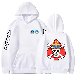Inspired by One Piece Portgas·D· Ace Hoodie Anime Cartoon Anime Front Pocket Graphic Hoodie For Men's Women's Unisex Adults' Hot Stamping 100% Polyester Lightinthebox