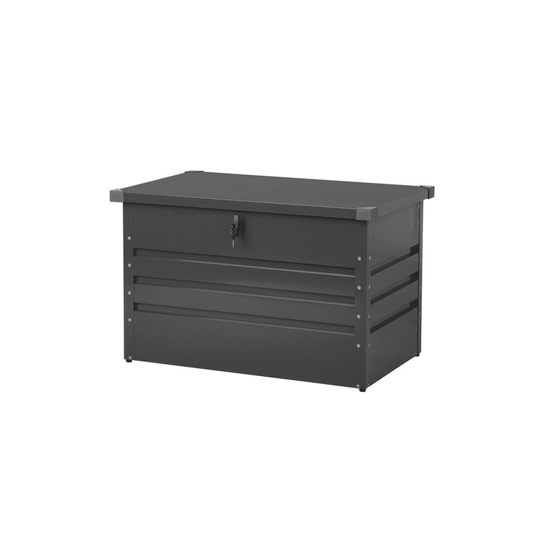 Garden Storage Box 100 x 62 cm Grey CEBROSA