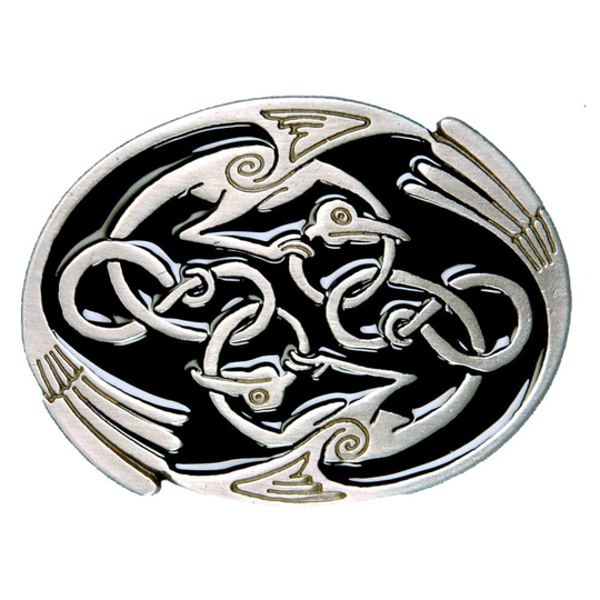 Celtic Bird Belt Buckle with Presentation Box