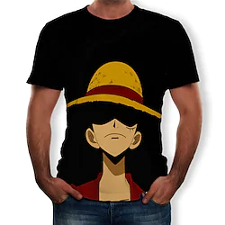 Inspired by One Piece Cosplay Anime Cosplay Costumes Japanese Cosplay T-shirt 3D T-shirt For Men's Lightinthebox
