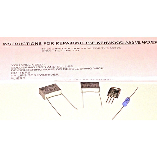 Kenwood Chef A901E Mixer Repair Kit and Instructions