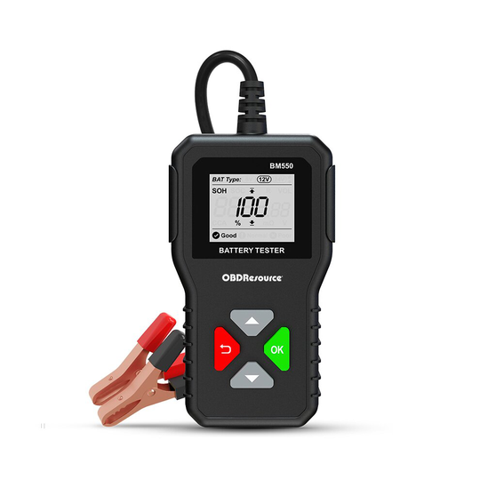 OBDResource BM550 Battery Tester 6V/12V/24V CCA SOH SOC Tester