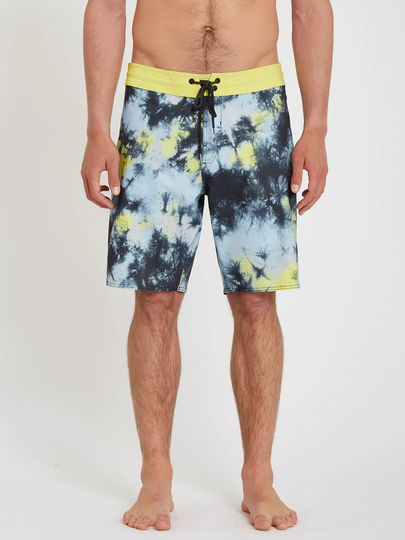 Men's Volcom Saturate Stoney 19" Boardshort - LIME TIE DYE