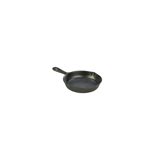 OPEN-BOX Genware NEV-C153 Mini Cast Iron Fry Pan, 10 cm