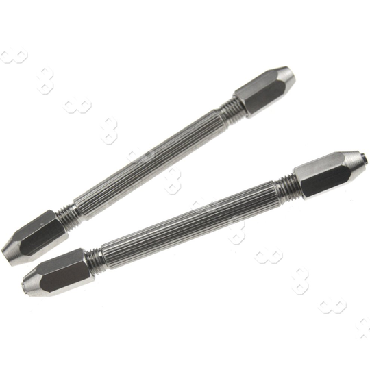 2 x Hexagonal Double Ended Pin Vice Wire Twisting Jewelry Design Repair Tool