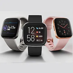 1 pcs Smart Watch Band for Fitbit Versa 2 / Versa / Versa Lite Silicone Smartwatch Strap Soft Breathable Sport Band Replacement Wristband Lightinthebox