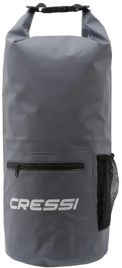 Cressi Dry Bag Zip Grey 10L