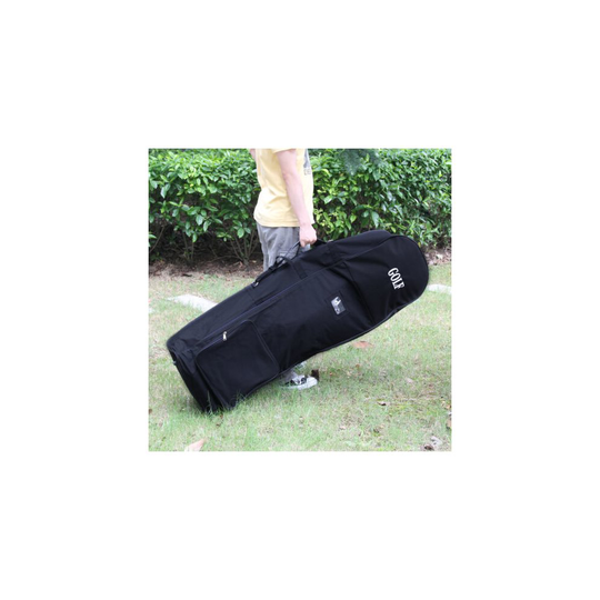 Black Padded Golf holiday travel cover / bag case with wheels