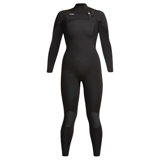 Xcel Women's 3/2mm Comp Chest Zip Wetsuit - Black