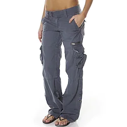 foreign trade amazon retro french wide-leg european and american women's multi-pocket casual loose straight women's overalls Lightinthebox
