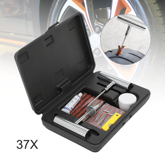 37x Heavy Duty Car Tire Puncture Tyre Plug Repair Mending Strips Kit