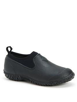 Muck Boots Muckster II Low Welly Shoe Black, Black, Size 4, Women