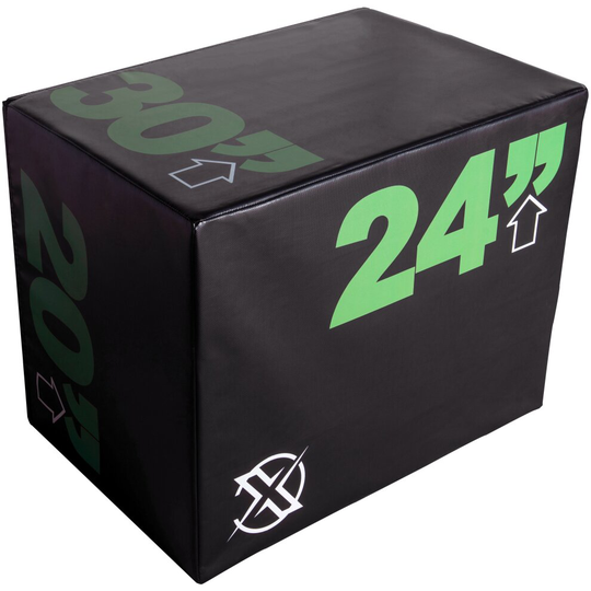 (20" x 24" x 30") RIP X Soft 3 Sided Plyo Squat Jump Box