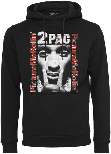 2Pac Hoodie Boxed In M Black