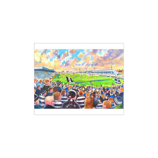 (10x8 (25x20cm)) The Boulevard Stadium Fine Art - Hull Rugby League Club (Photographic Print)