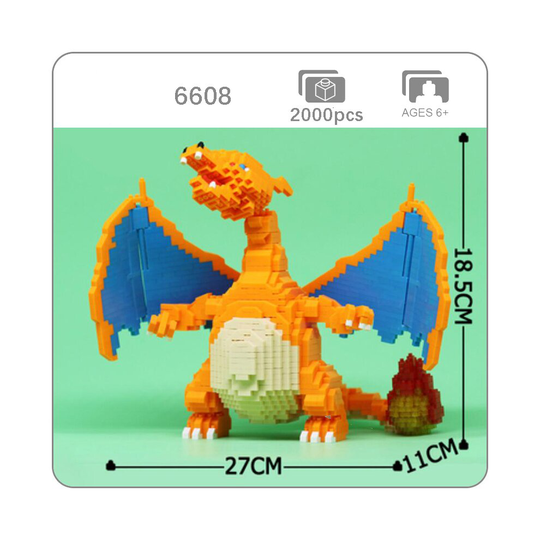 (6608) Diamond Nano Blocks Pokemon Mini DIY Building Anime Toys Kids Gift without box