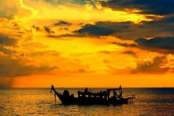 Krabi 7 Islands Snorkeling and Sunset Tour By Big Boat + Buffet BBQ Dinner