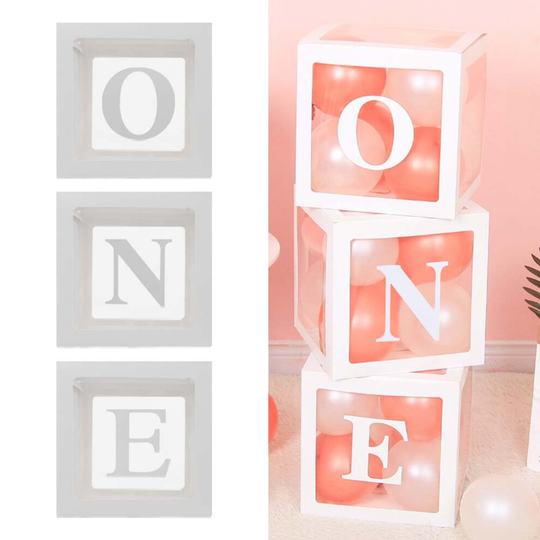3Pcs Transparent Balloons Gift Boxes Baby Shower Packing Wedding Birthday Décor