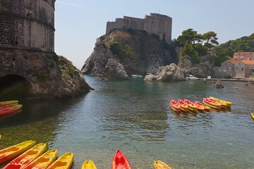Sunset Kayaking Tour with Snorkeling and Wine in Dubrovnik