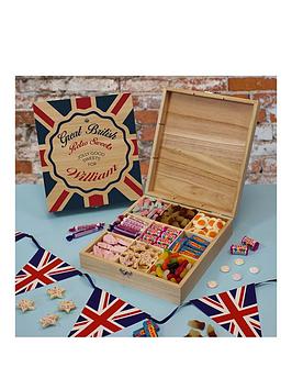 Personalised Retro Sweet Box - Total Weight 1100 Grams