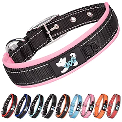 2 Pcs Pet Collar Diving Cloth Reflective Nylon Collar Large Contrast Breathable Dog Collar Lightinthebox