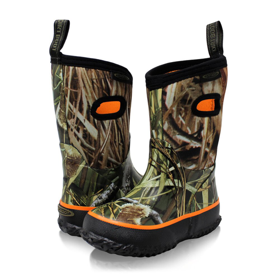 (Mallard Marsh, Child Age 4-6 UK 11 EU(29)) Dirt Boot Boys Girls Thermal Winter Wellington Neoprene Muck Field Wellies Kids Rain Snow Bootie Boots