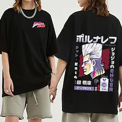 Inspired by JoJo's Bizarre Adventure Jan Pierre Polnareff T-shirt Cartoon Manga Anime Harajuku Graphic Kawaii T-shirt For Men's Women's Unisex Adults' Hot Stamping 100% Polyester Lightinthebox