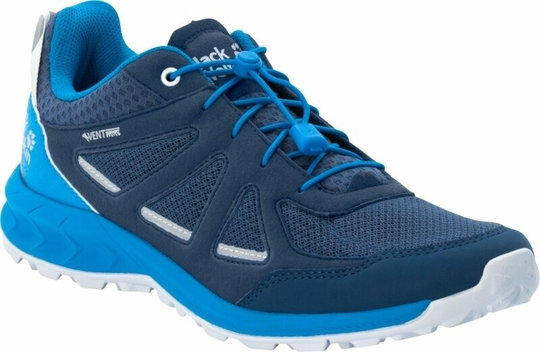 Jack Wolfskin Mens Outdoor Shoes Woodland 2 Vent Low Dark Blue/Blue 42