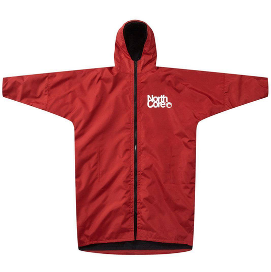 Northcore Beach Basha Pro - 4 Seasons Drying & Changing Robe - Red