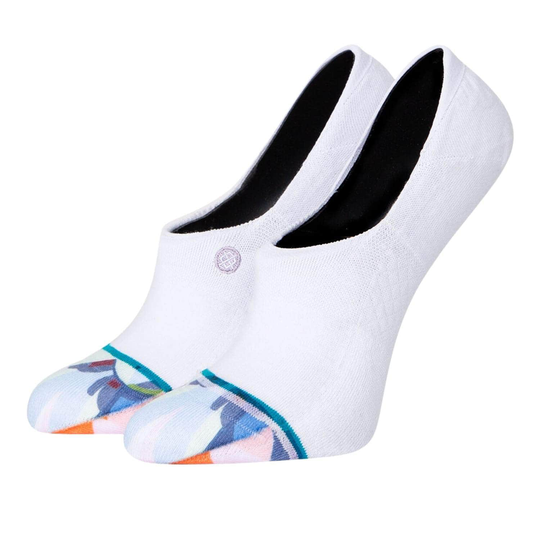Stance Womens Consistent Super Invisible/No Show Ankle Socks - White