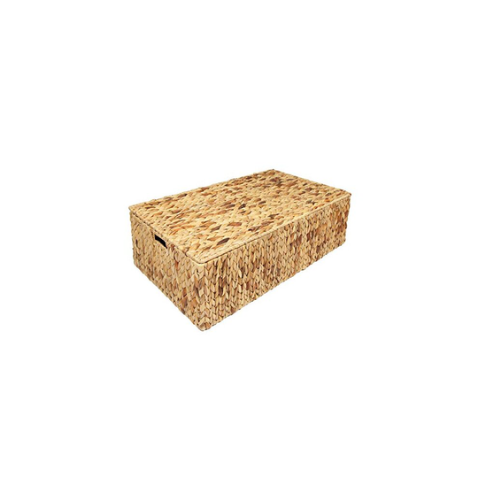 Woodluv Water Hyacinth Under Bed Storage Box Chest Basket -Extra Large