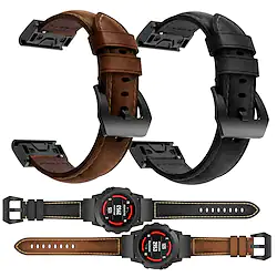 Smart Watch Band for Garmin Approach S60 Garmin instinct Garmin Quatix 5 Garmin Quatix 5 Sapphire Fenix 7X / 6X / 5X / 3 Sapphire Fenix 6X Pro / 5X Plus / 3 HR Genuine Leather Smartwatch Strap Lightinthebox